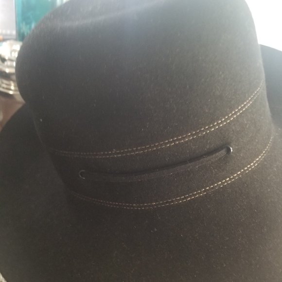 Flechet  Vintage Black Floppy Madcap Hat main image 7